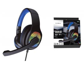 Наушники мониторные проводные с микрофоном EZRA GE06 (черный)