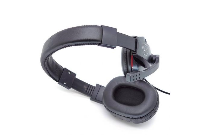 Наушники мониторные проводные с микрофоном KADUM G2 (красный)