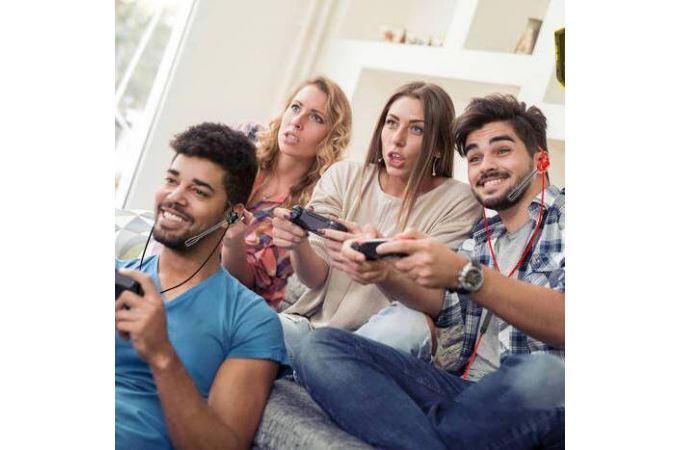 Наушники вакуумные проводные игровые с микрофоном KADUM GM-A1 (черный)