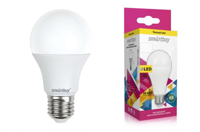 Лампа светодиодная (LED) FIL Smartbuy-A60-11W/4000/E27 (SBL-A60F-11-40K-E27)
