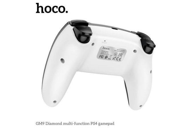 Геймпад беспроводной для Sony PlayStation 4 (ver. 2) HOCO GM9 Diamond multi-function черно-белый PS4