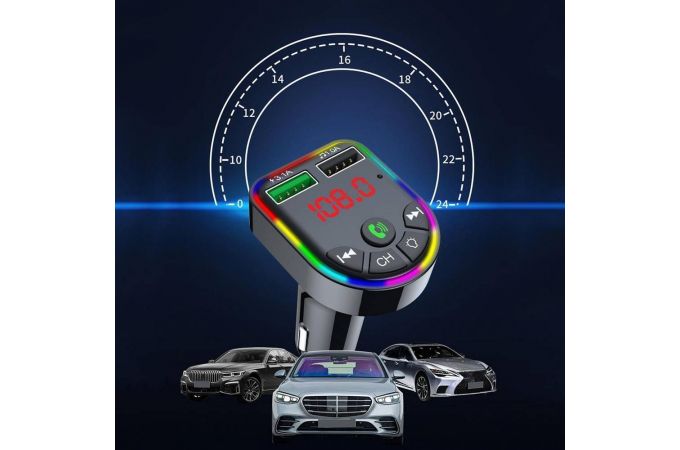 FM-Модулятор TDS TS-CAF16 RGB (Bluetooth)