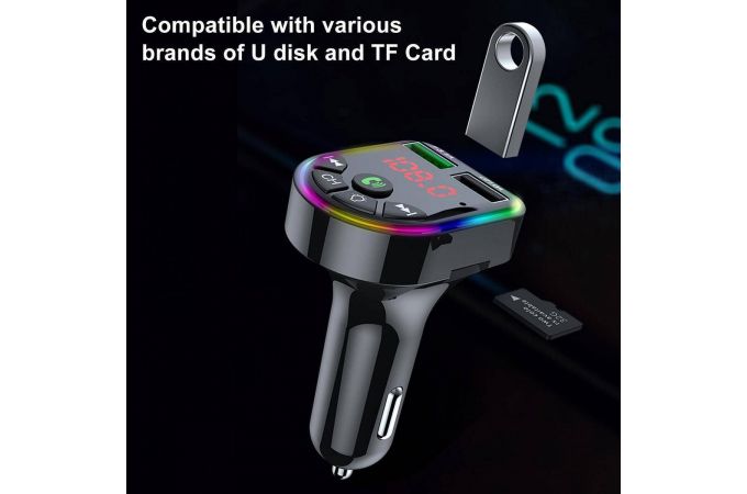 FM-Модулятор TDS TS-CAF16 RGB (Bluetooth)