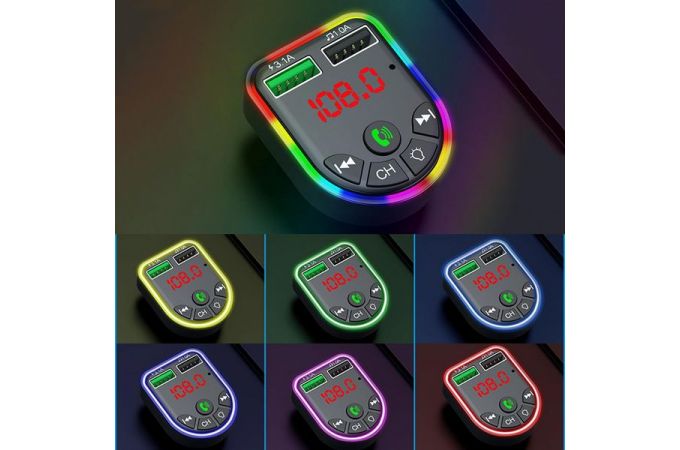 FM-Модулятор TDS TS-CAF16 RGB (Bluetooth)