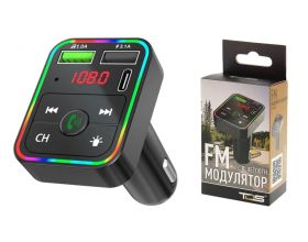 FM-Модулятор TDS TS-CAF15 RGB (Bluetooth)