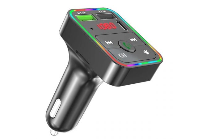 FM-Модулятор TDS TS-CAF15 RGB (Bluetooth)