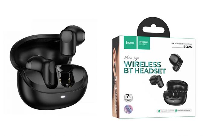 Наушники беспроводные HOCO EQ25 Unimpeded (черный)