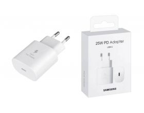Сетевое зарядное устройство USB-C Samsung PD Adapter 25W (белый) (Л) (вариант 2)