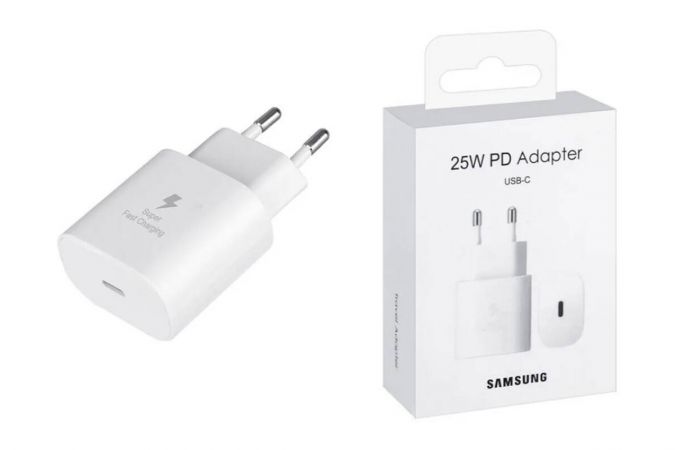 Сетевое зарядное устройство USB-C Samsung PD Adapter 25W (черный) 20u (Л)