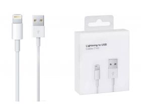 Кабель USB - Lightning cable copy org (белый) 1м (Л)