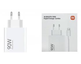 Сетевое зарядное устройство USB Xiaomi 90W USB+PD (Л)