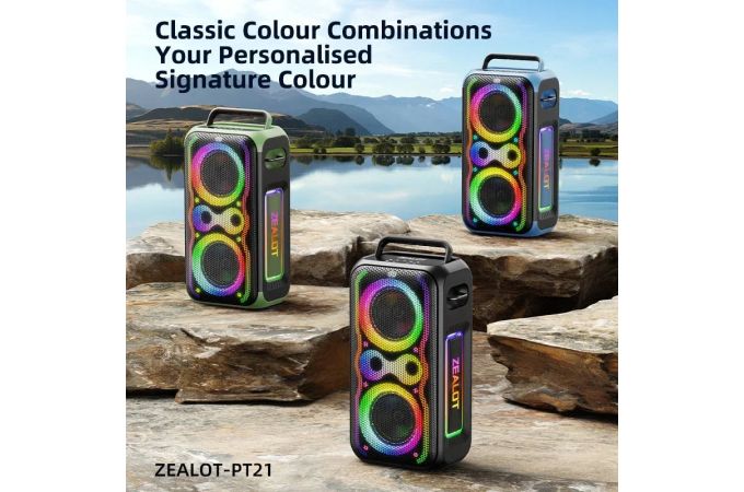 Активная напольная акустика ZEALOT-PT21 (черный)