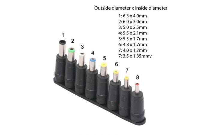 Универсальное зарядное устройство для ноутбука Орбита OT-APB64 (100Вт, 8 разъёмов, ЗУ авто)