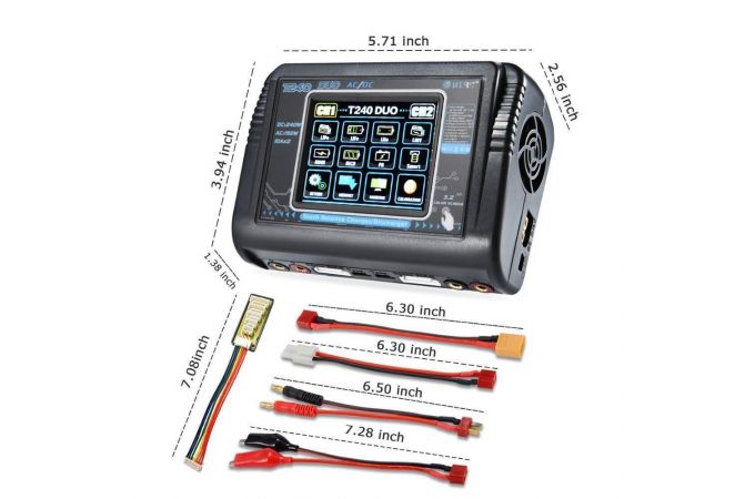 Зарядное устройство для аккумуляторов HTRC T240 DUO (iMax)