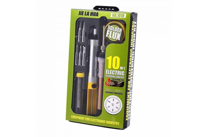 Набор для пайки JIE LA HUA 1018 (10 предметов, 60W)