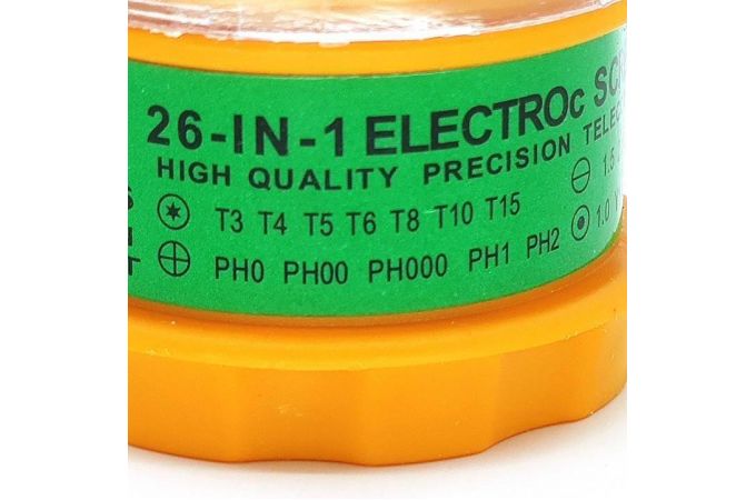 Отвертка с набором насадок Impacter 6026