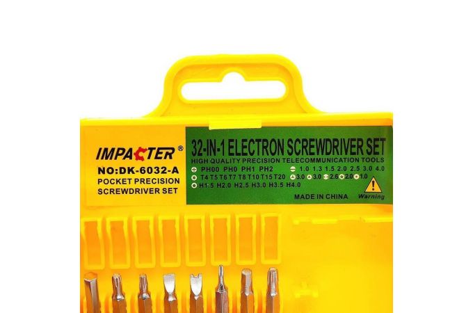 Отвертка с набором насадок Impacter 6032X (A)