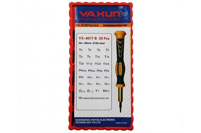 Отвертка с набором насадок Ya Xun YX-8017B