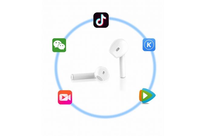 Наушники вакуумные беспроводные Орбита OT-ERB29 (TWS3) Bluetooth (белый)