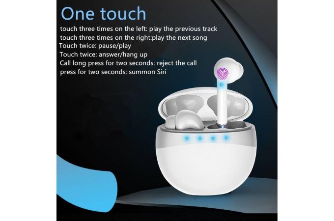 Наушники вакуумные беспроводные Орбита OT-ERB31 Bluetooth (белый)