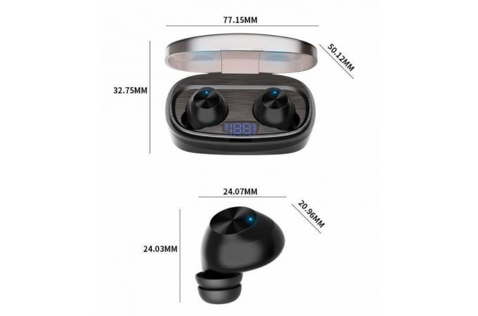 Наушники вакуумные беспроводные Орбита OT-ERB33 Bluetooth (черный)