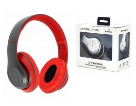 Наушники мониторные беспроводные Орбита OT-ERB41 FM,TF Bluetooth (красный)