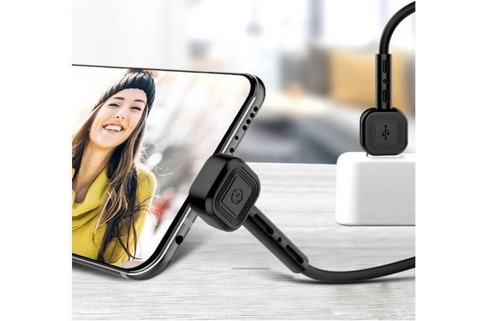 Кабель USB - Lightning AWEI CL-65 2A (черный) 1м