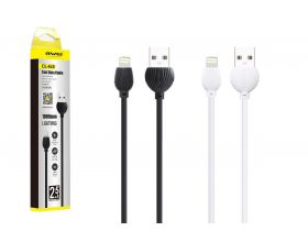 Кабель USB - Lightning AWEI CL-63 2.5A (черный, белый) 1м