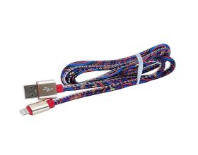 Кабель USB - Lightning Орбита KM-165, 2.4A 1м