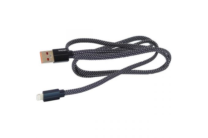 Кабель USB - Lightning Орбита OT-SMI02, 2.1A (черный) 1м