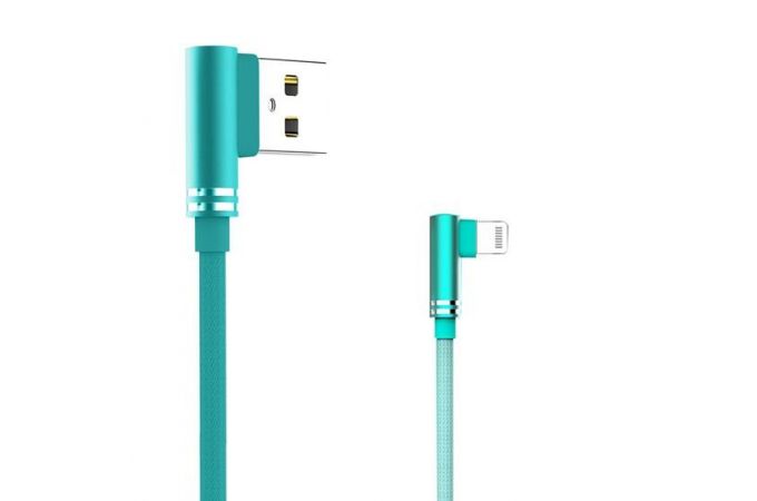 Кабель USB - Lightning SENDEM M221, 2A (зеленый) 1м