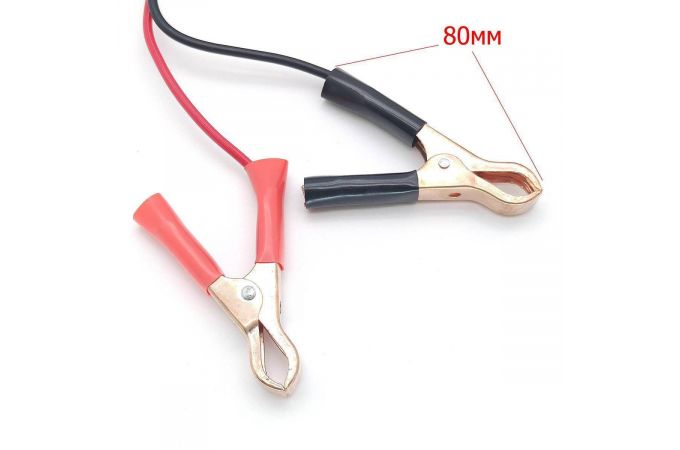 Гнездо прикуривателя TDS TS-CAU43 с "крокодилами" 1м