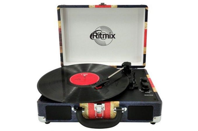 Проигрыватель для виниловых пластинок Ritmix LP-120B UK Flag