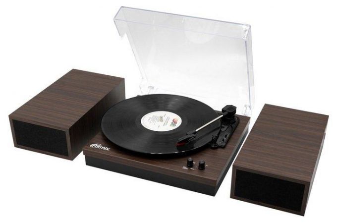 Проигрыватель для виниловых пластинок Ritmix LP-340B dark wood