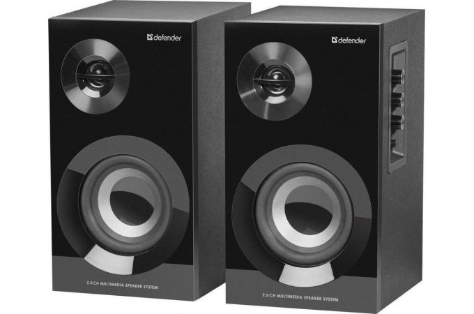 Акустическая система 2.0 Defender Aurora S40 BT повр.упаковка (черный)
