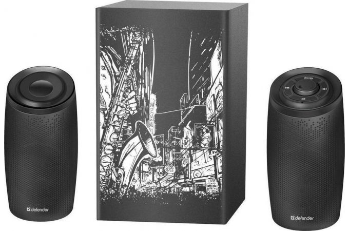 Акустическая система 2.1 Defender G26 (черный)