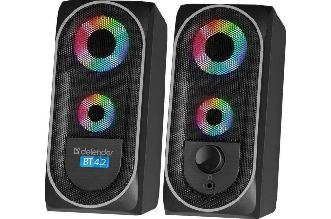Акустическая система 2.0 Defender Solar 4 (черный)