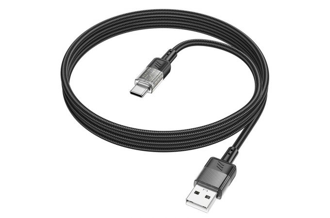 Кабель USB - USB Type-C HOCO U129 (черный) 1м