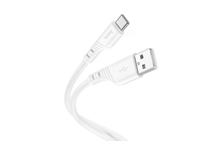Кабель USB - USB Type-C HOCO X97 (белый) 1м силиконовый