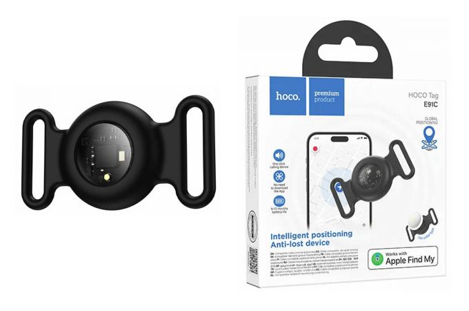 Беспроводная метка AirTag HOCO E91C Tiger intelligent positioning anti-lost device(pet collar type)