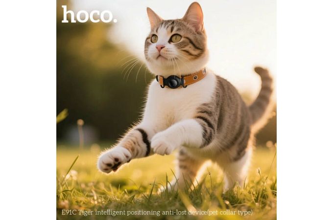 Беспроводная метка AirTag HOCO E91C Tiger intelligent positioning anti-lost device(pet collar type)