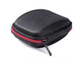 Тканевый бокс на молнии для гарнитуры (черный)