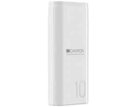 Универсальный дополнительный аккумулятор Power Bank Canyon PB-103 (10000 mAh) (белый)