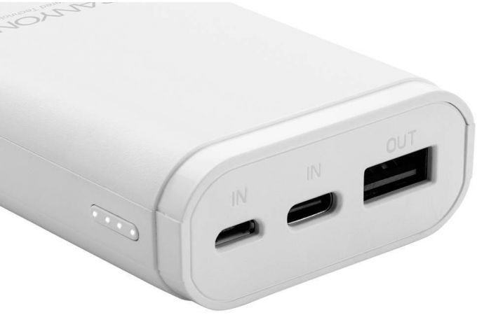 Универсальный дополнительный аккумулятор Power Bank Canyon PB-103 (10000 mAh) (белый)
