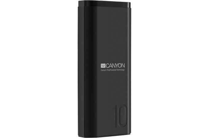 Универсальный дополнительный аккумулятор Power Bank Canyon PB-103 (10000 mAh) (черный)