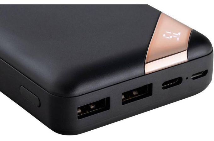 Универсальный дополнительный аккумулятор Power Bank Canyon PB-202 дисплей (20000 mAh) (черный)