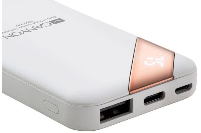 Универсальный дополнительный аккумулятор Power Bank Canyon PB-52 (5000 mAh) (белый)