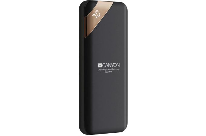 Универсальный дополнительный аккумулятор Power Bank Canyon PB-54 (5000 mAh) (черный)