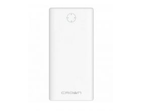 Универсальный дополнительный аккумулятор Power Bank Crown CMPB-1000 (10000 mAh) (белый)