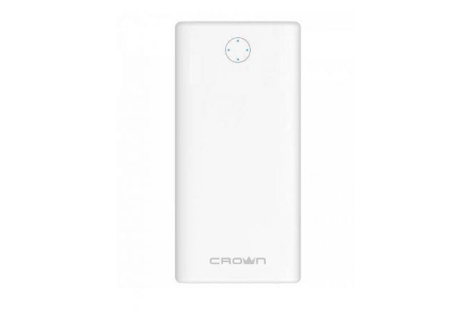 Универсальный дополнительный аккумулятор Power Bank Crown CMPB-1000 (10000 mAh) (белый)